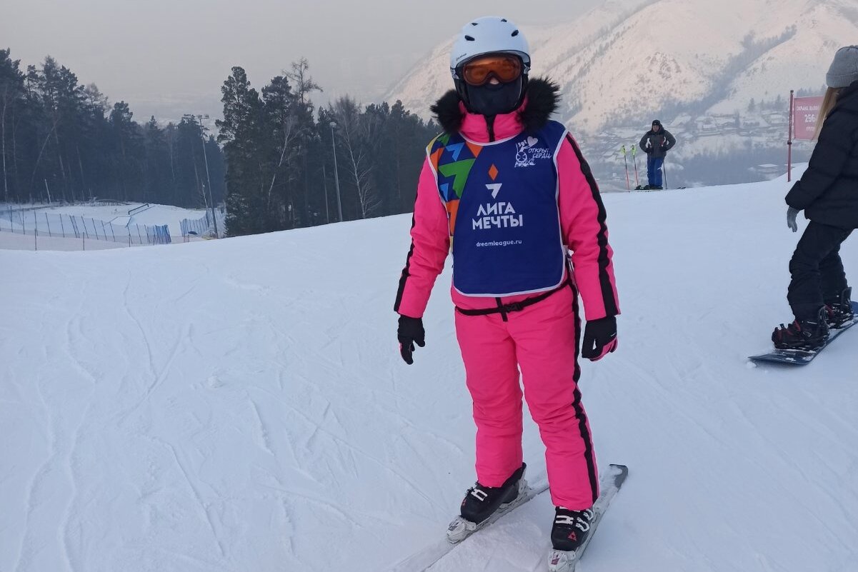 Павликовская Яна продолжает заниматься по программе &laquo;Лыжи мечты Красноярск&raquo;