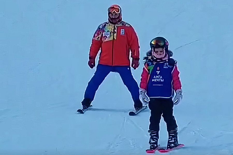 Мещерякова Фируза легко преодолевает трассу