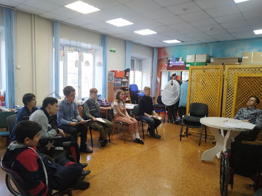 Студия в работе. Сценическая речь