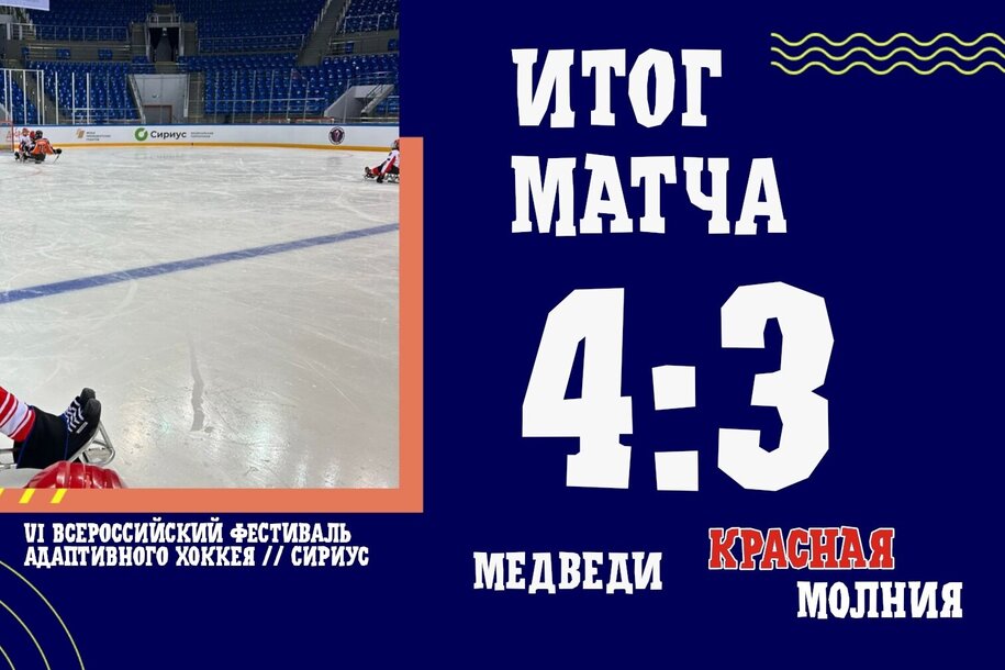 Уступаем команде &laquo;Медведи&raquo; из города Киров