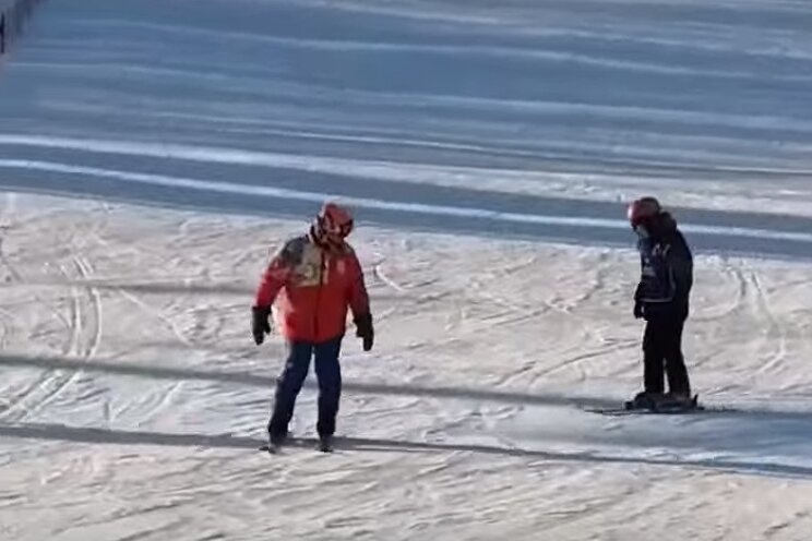 Андрей Кузнецов на склоне