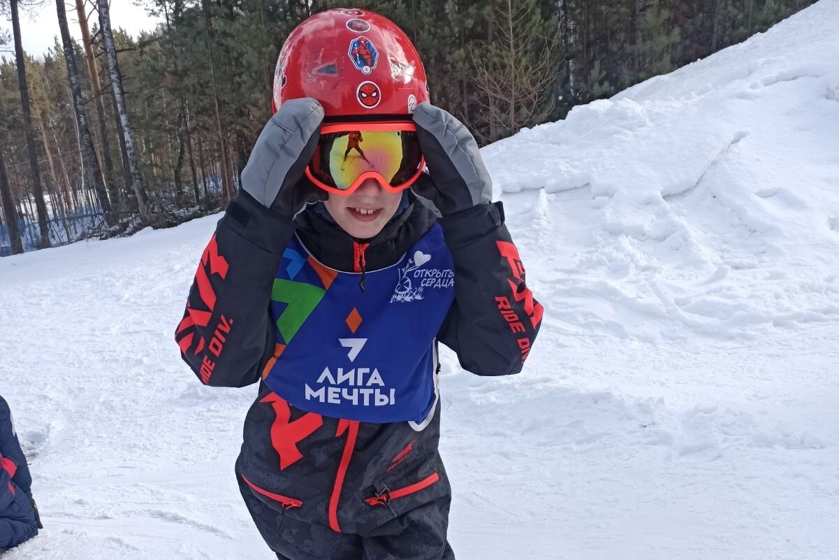 Волохин Костя. Первое занятие по путёвке &laquo;Лыжи мечты Красноярск&raquo;