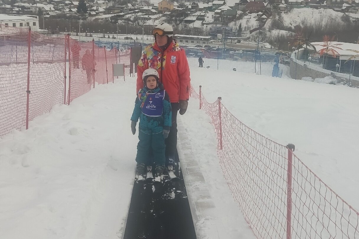 Алеша Зайцев завершает занятия по путевке &laquo;Лыжи мечты Красноярск&raquo;