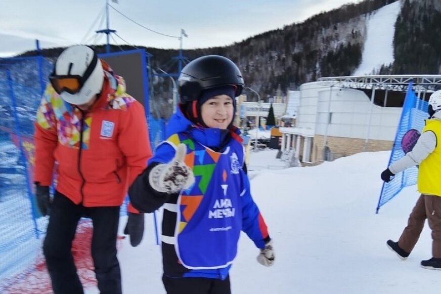 Таскаев Марк на склоне&nbsp;Фанпарка