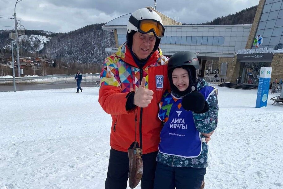 Шумкова Карина приступила к занятиям по программе «Лыжи мечты Красноярск»