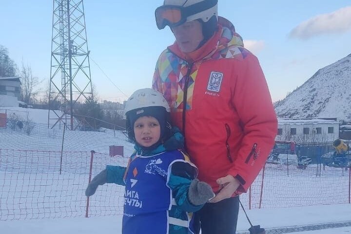 Зайцев Лёша на первом занятии