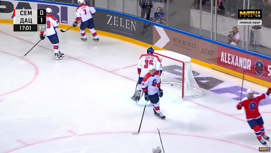 &laquo;Матч мировых звезд хоккея &ndash; легендарный овертайм&raquo;. Все голы прощального матча Александра Семина