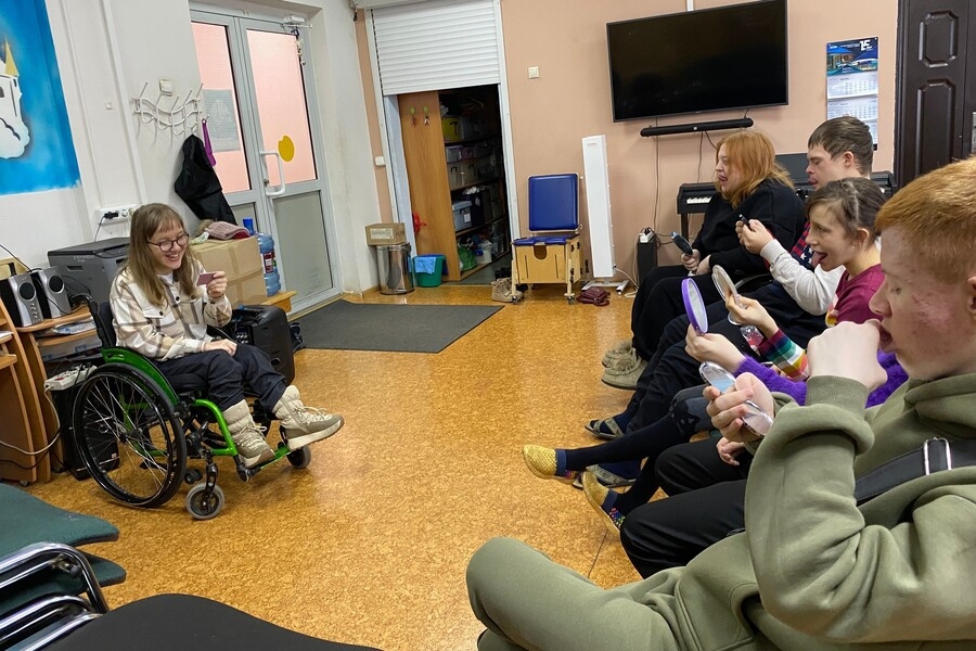 Немного фотографий с занятий участников студии