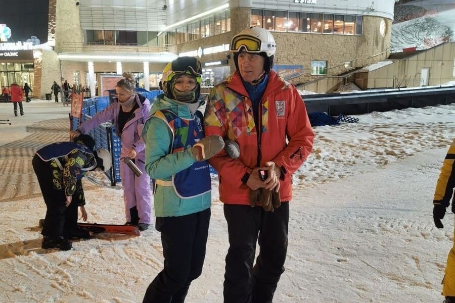 Светлана  на трассе Фанпарка