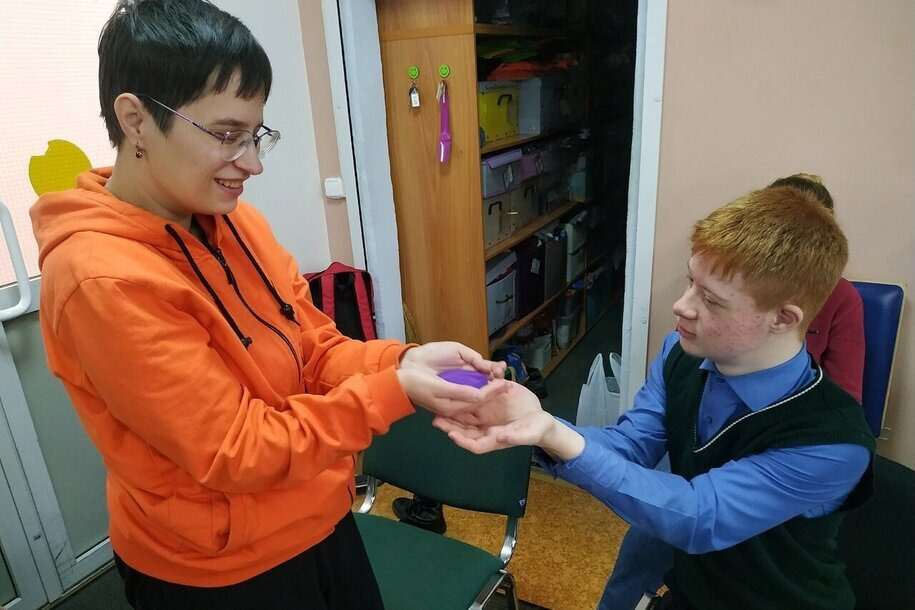 У нас на занятиях бывает очень весело