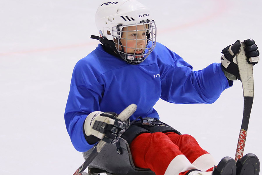 Новый фотоальбом со следж-хоккеистами