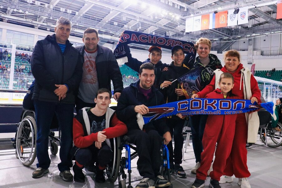 Мы на играх ХК &laquo;Сокол&raquo; Красноярск