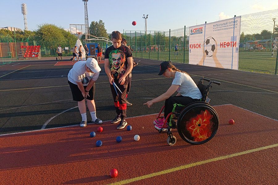 Лето. Бочча. Спорт