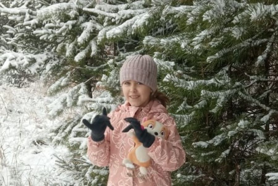 Дарина на склоне