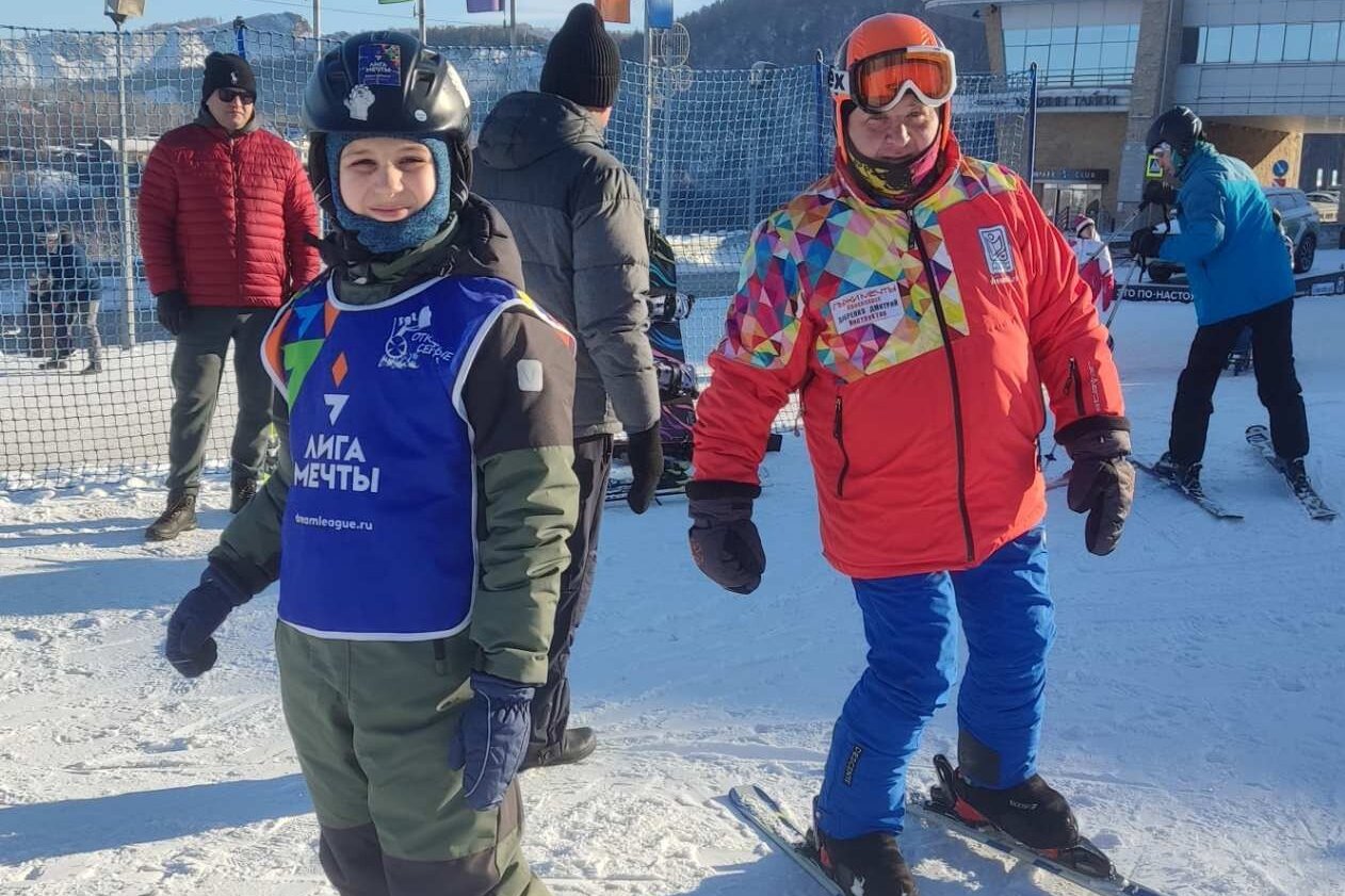 Миша Фролов на занятиях программы