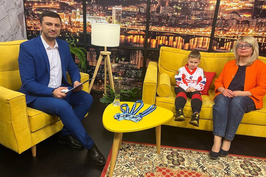 Сходили с Дениской на прямой эфир ТК Прима