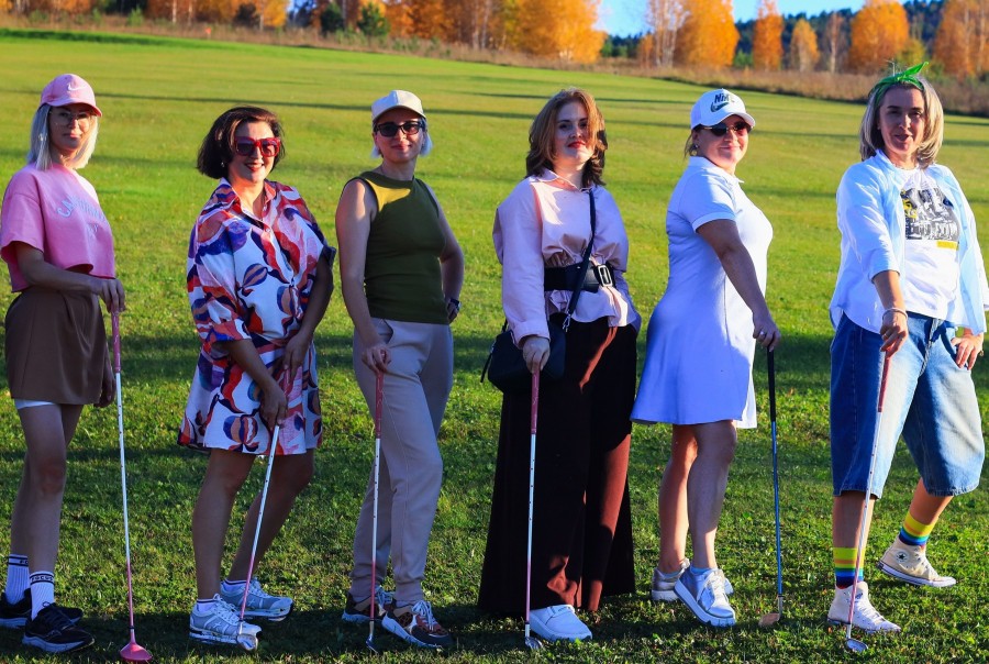 Продлили лето на гольфе