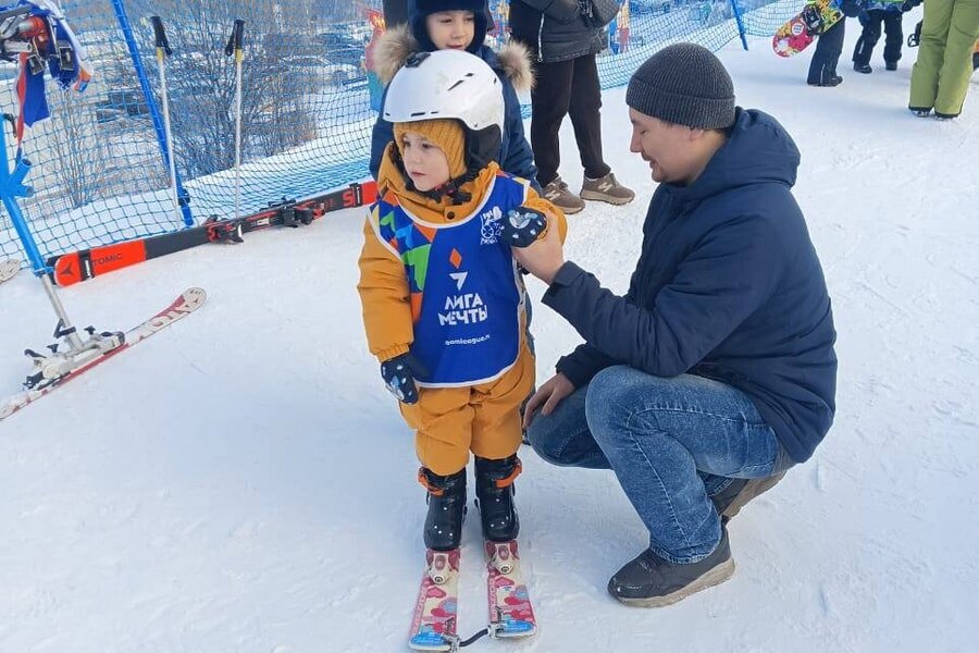 А у нас на склоне новый участник!