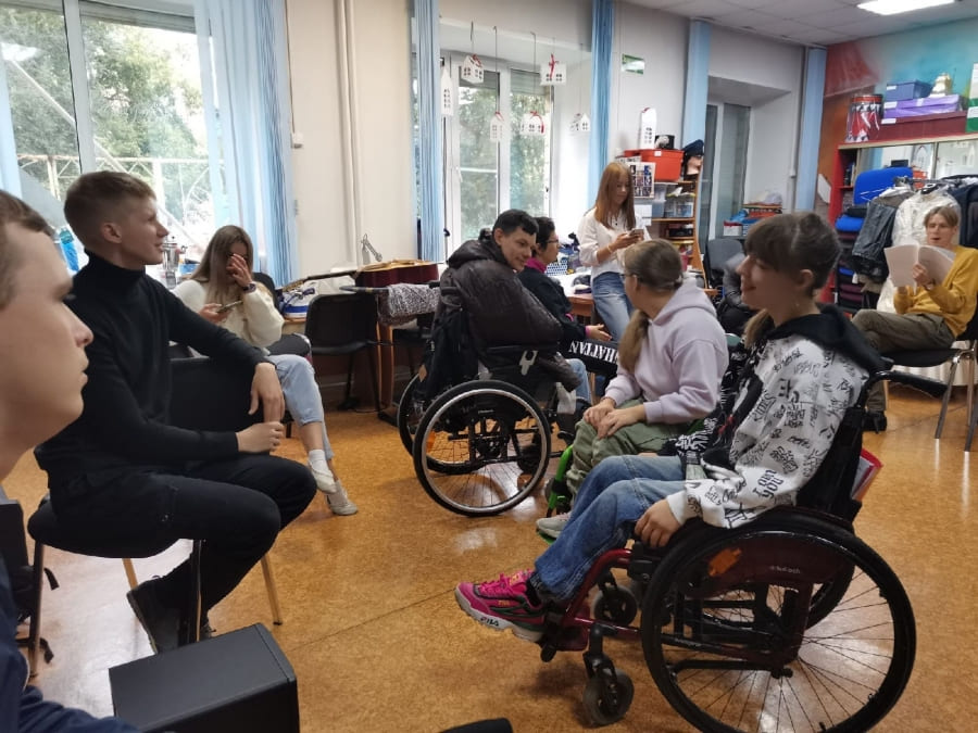 Работа в студии