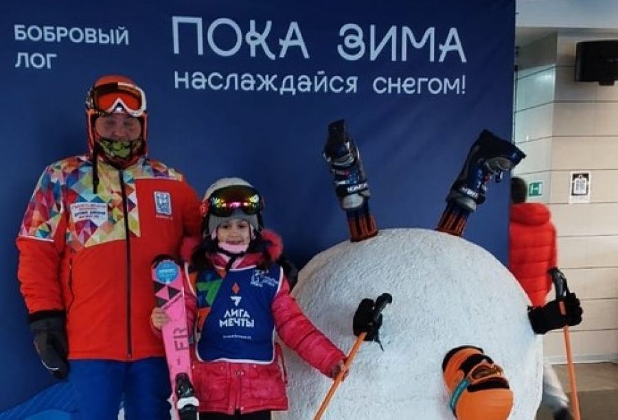 Мещерякова Фируза легко справляется с взрослой трассой