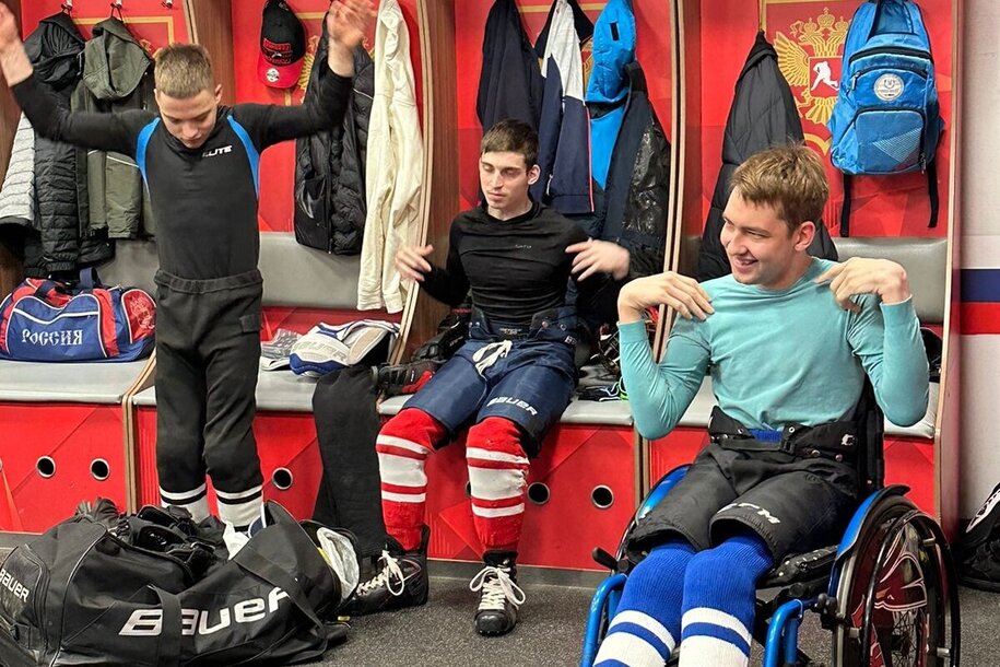 Готовимся на ледовую. Разминка